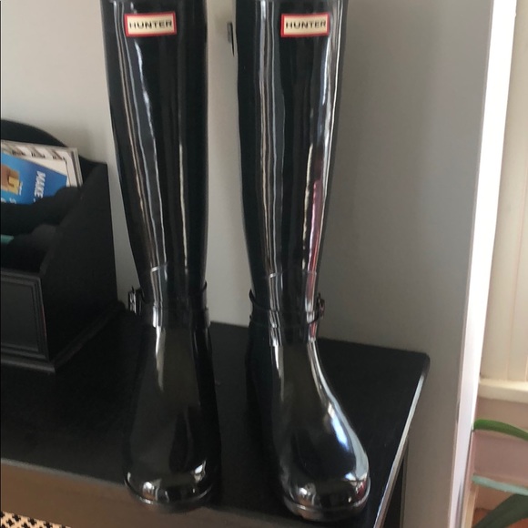 Classy HUNTER Riding rain boots - Picture 2 of 8